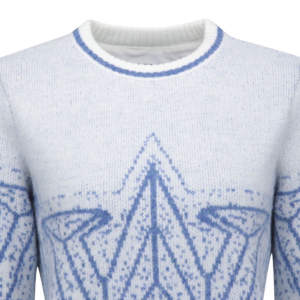 어뉴골프(ANEW GOLF) WOMEN WI FUZZY LOGO POINT SWEATER