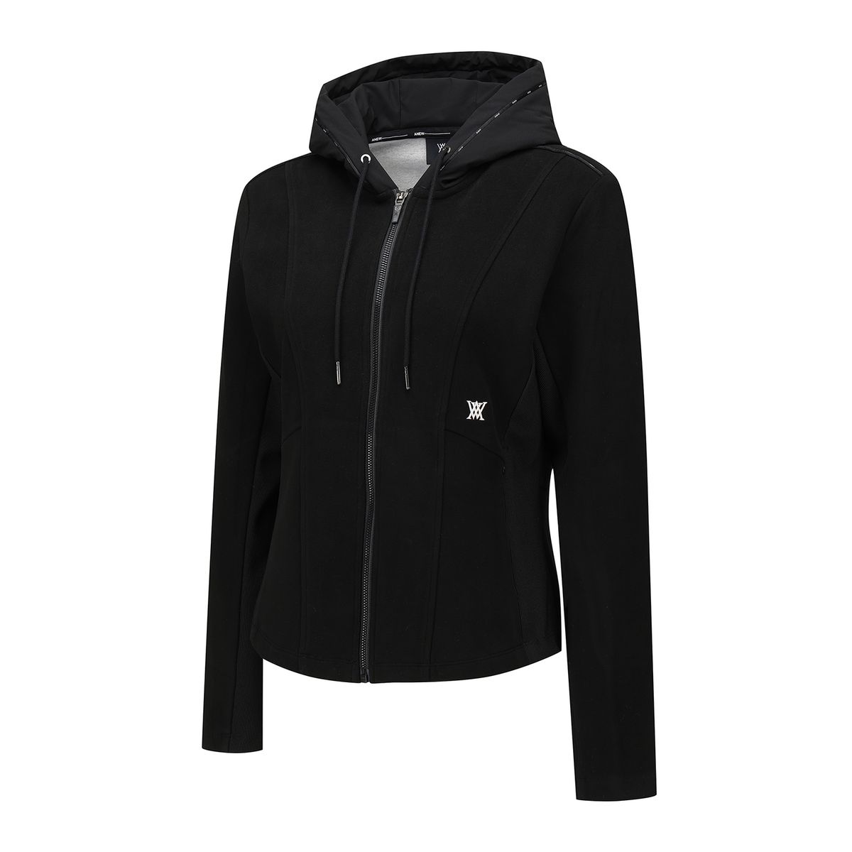 어뉴골프(ANEW GOLF) WOMEN WI HOODED MIDLAYER JACKET_BK