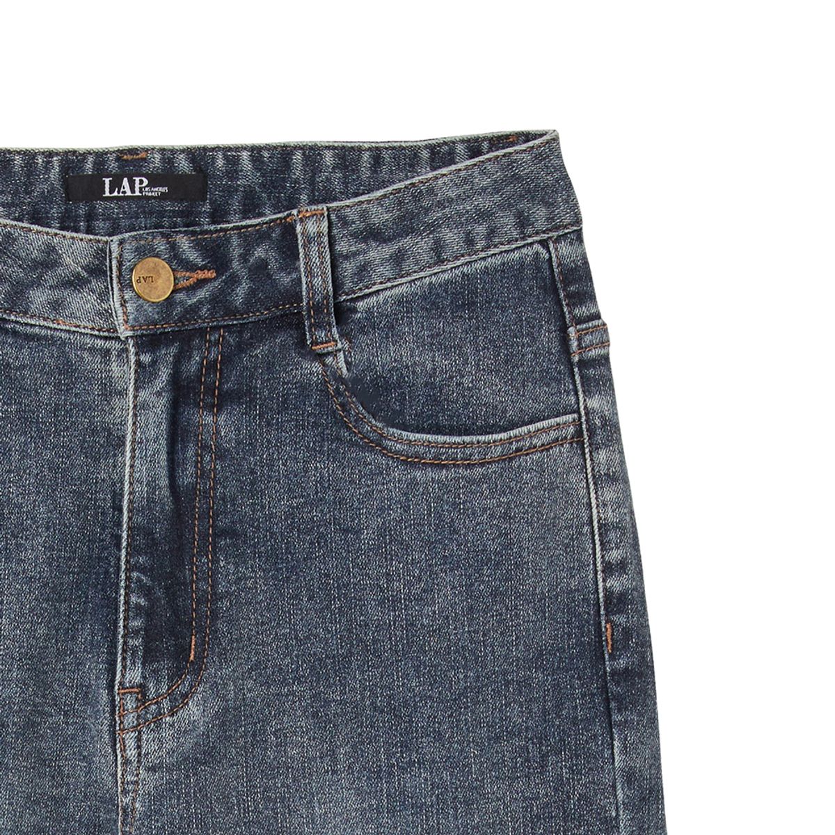 랩(LAP) 일자핏 레직기 워싱 스판팬츠 AR3DP870