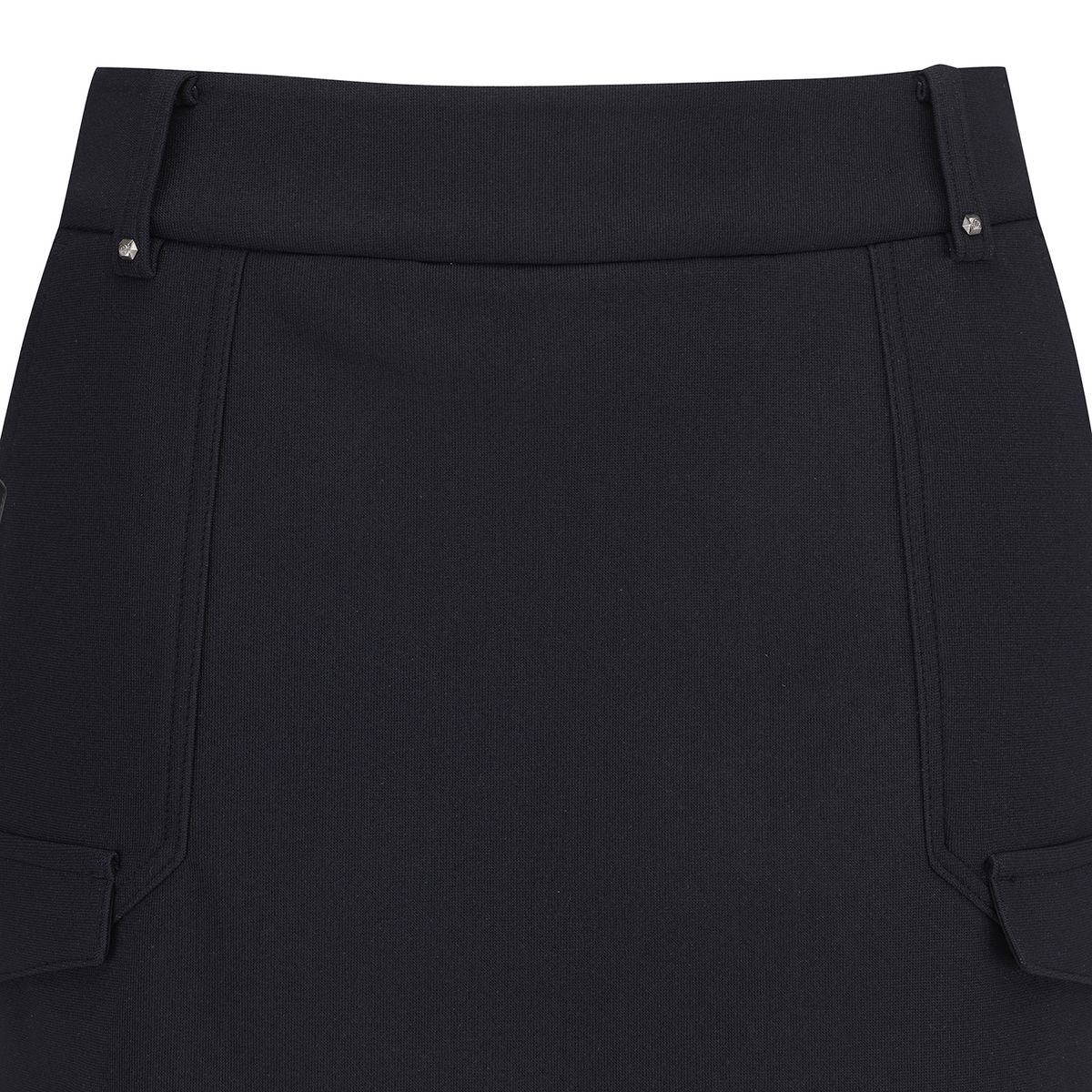 어뉴골프(ANEW GOLF) WOMEN WI BRUSHED FLEECE H LINE SKIRT_BK