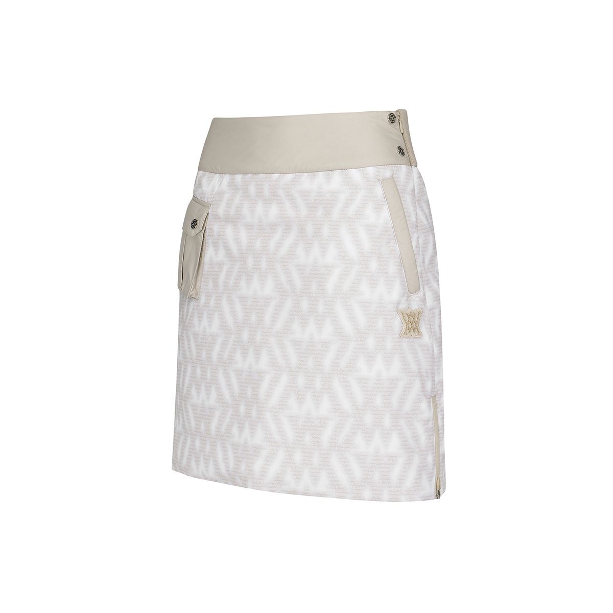 어뉴골프(ANEW GOLF) WOMEN WI LOGO PATTERN PADDED SKIRT_BE