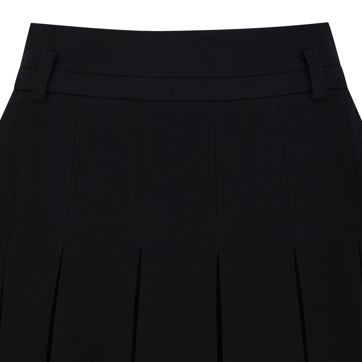 어뉴골프(ANEW GOLF) WOMEN WI BRUSHED FLEECE PLEATED SKIRT_BK