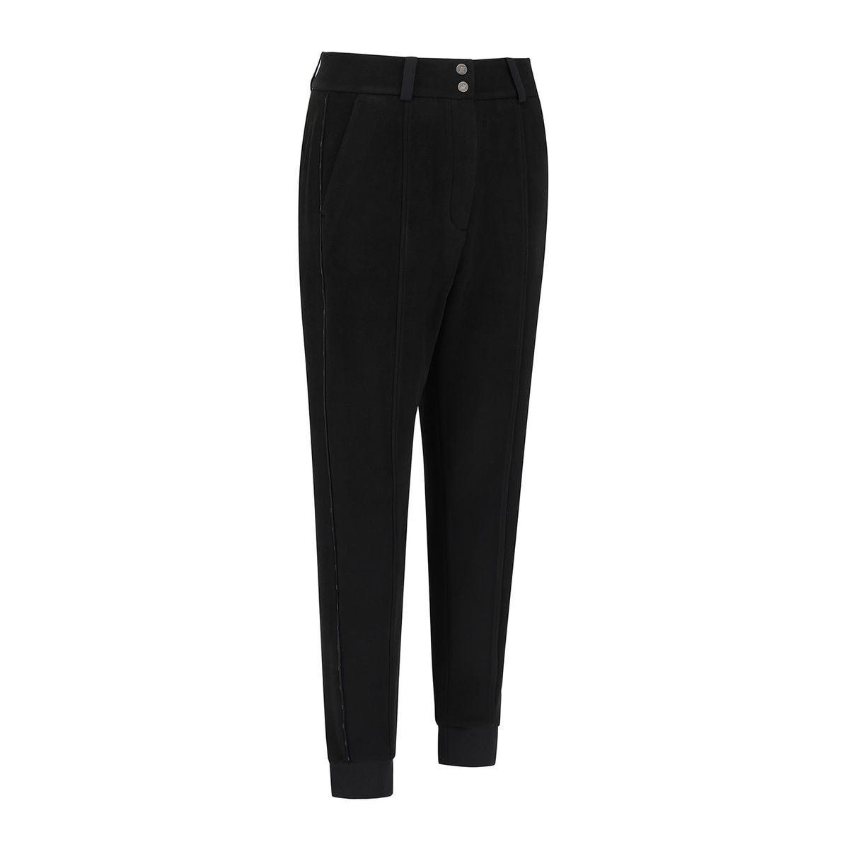 어뉴골프(ANEW GOLF) WOMEN WI BRUSHED FLEECE JOGGER PANTS_BK