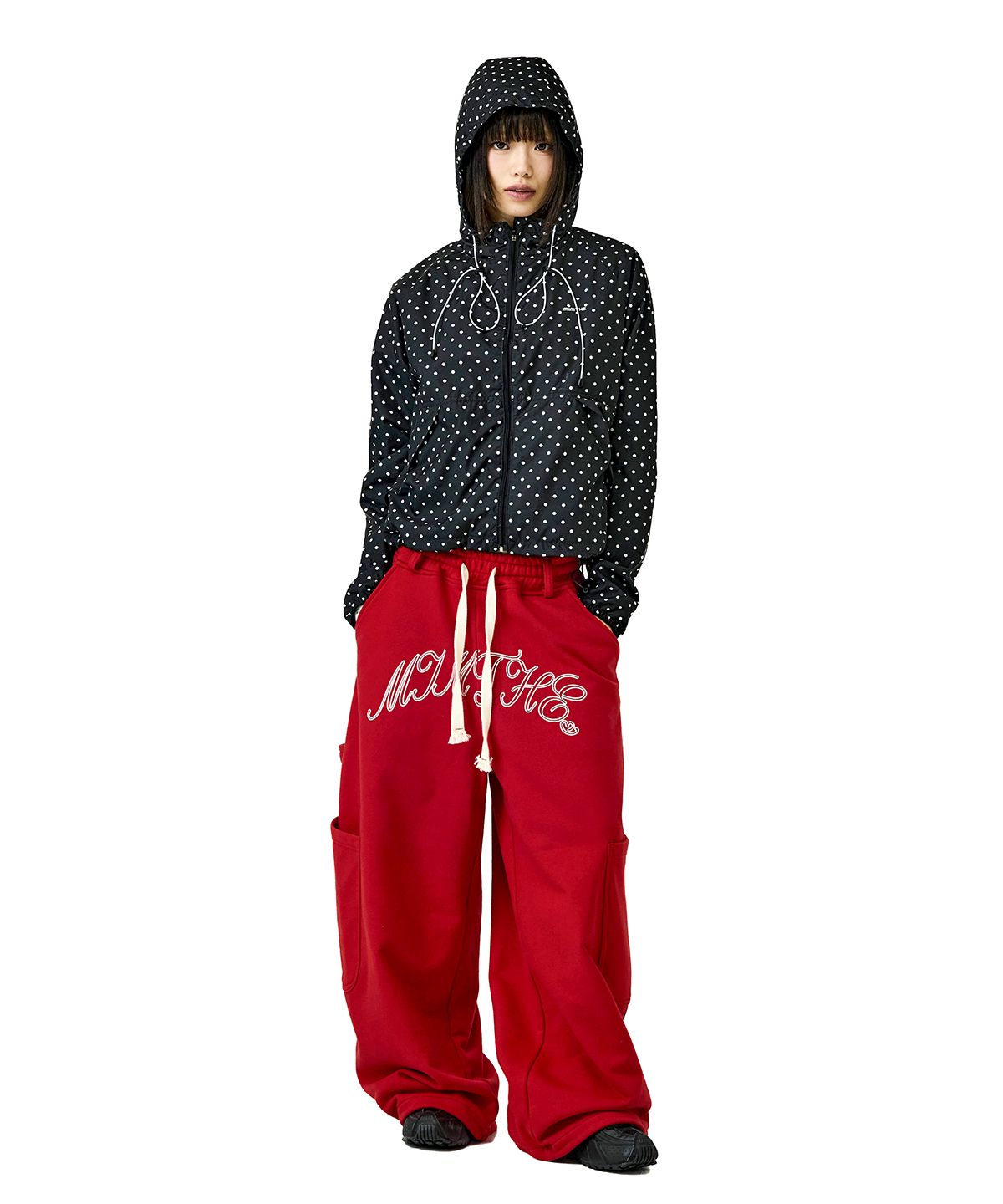 コムドット　ウィンブレ MUSINSA公式 | MIMTHEWARDROBE レインドットウィンドブレーカージャケット