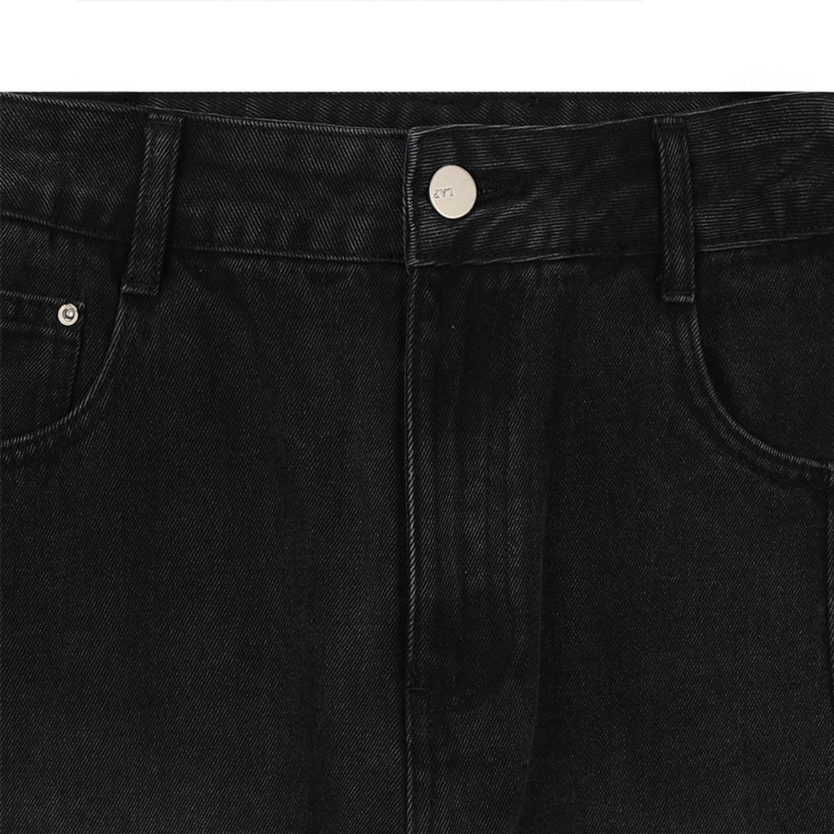 랩(LAP) 워싱 버뮤다 와이드 데님팬츠 AR3DP865