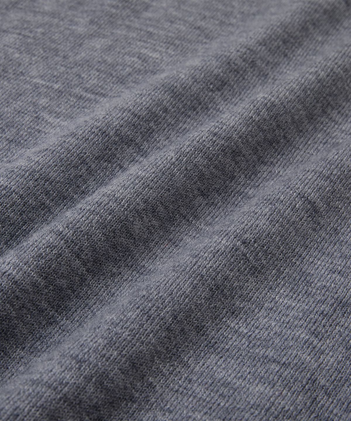 브랜디드(BRANDED) [SUPERIOR] ESSENTIAL SUPERFINE ROUND KNIT [MELANGE GRAY]