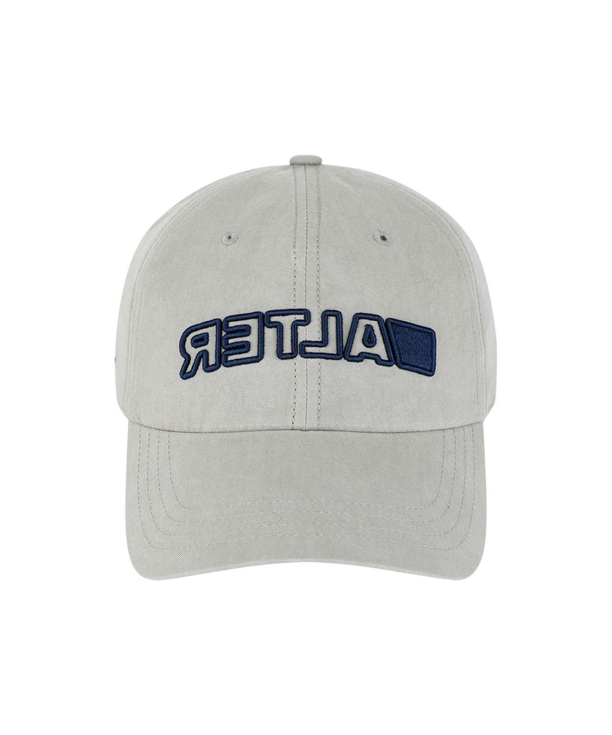 얼터 스튜디오(ALTER STUDIO) Cotton Neat Logo Ball Cap_L/Grey