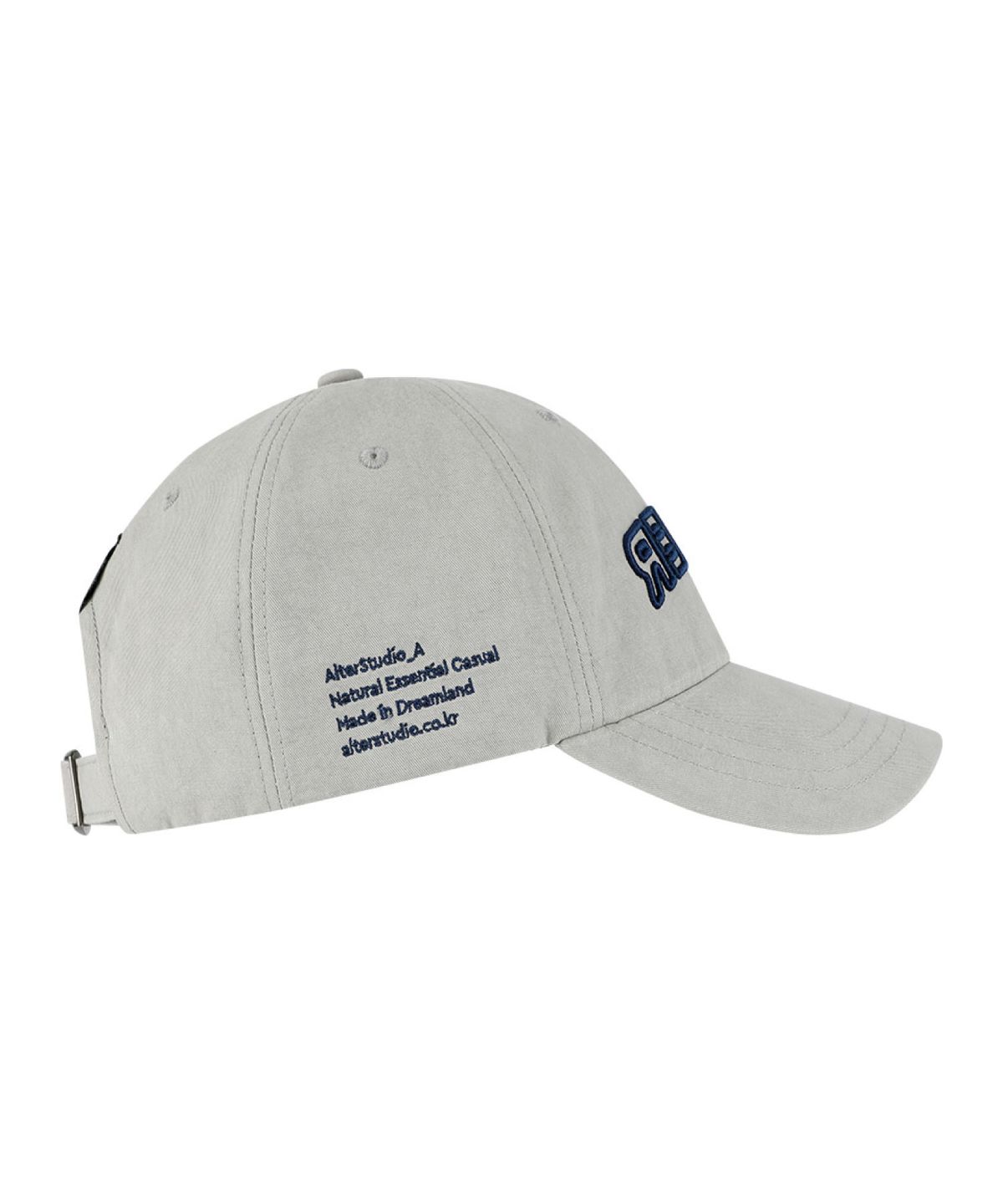 얼터 스튜디오(ALTER STUDIO) Cotton Neat Logo Ball Cap_L/Grey