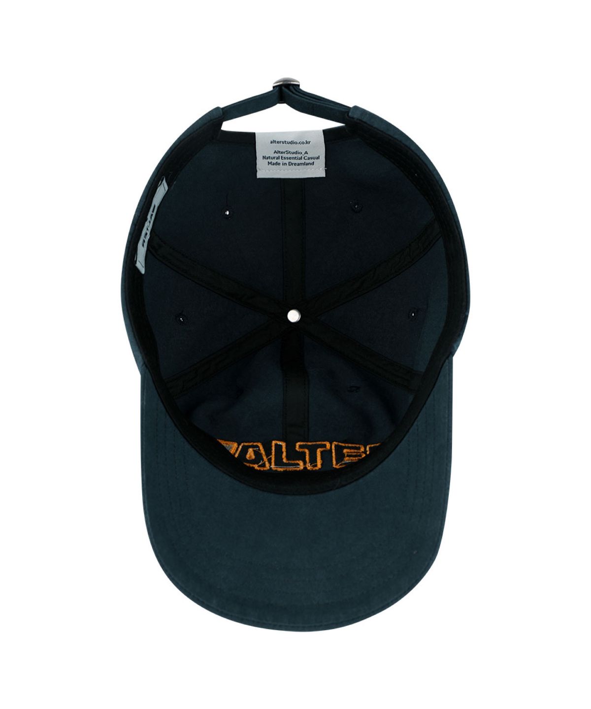 얼터 스튜디오(ALTER STUDIO) Cotton Neat Logo Ball Cap_Navy