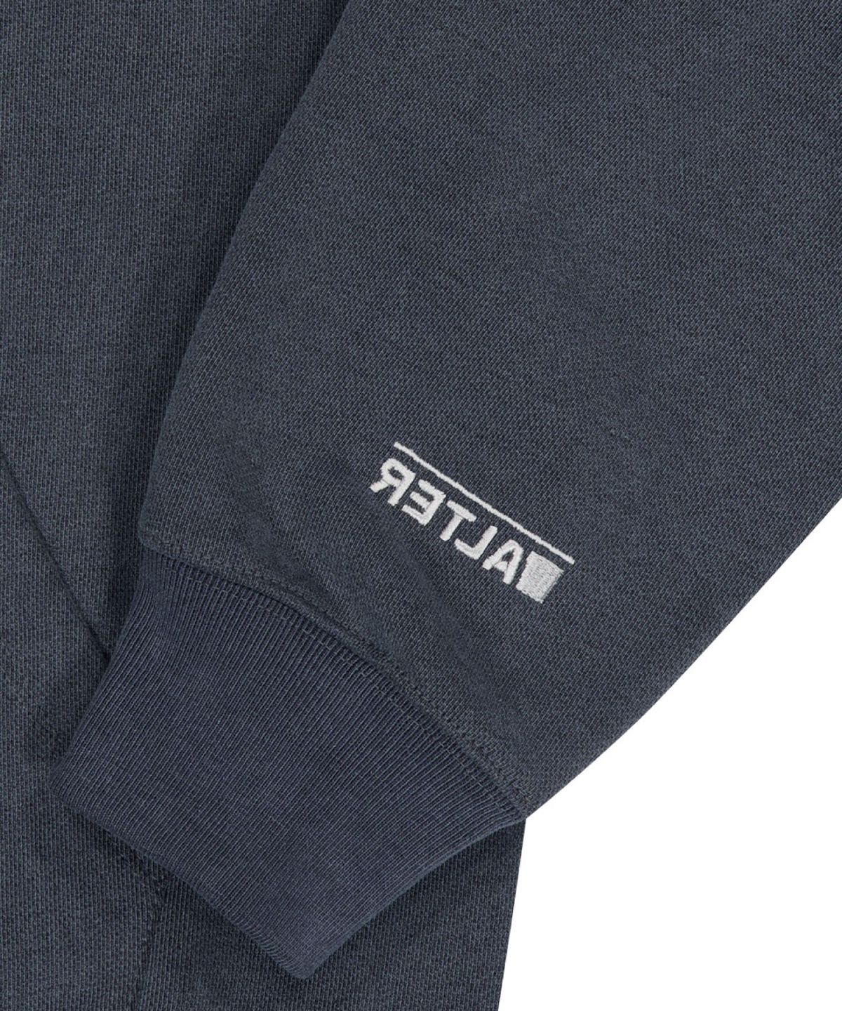 얼터 스튜디오(ALTER STUDIO) Pigment Applique Zip Up Hoodie_Navy