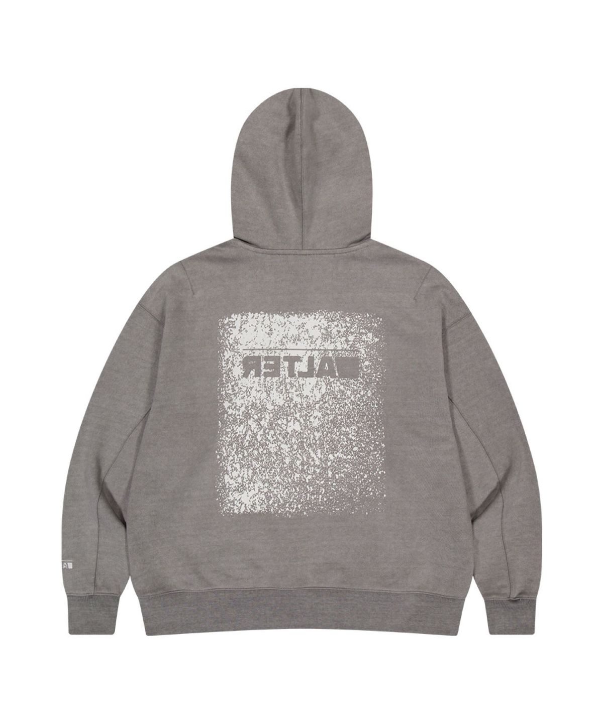 얼터 스튜디오(ALTER STUDIO) Pigment Neat Logo Hoodie_L/Grey