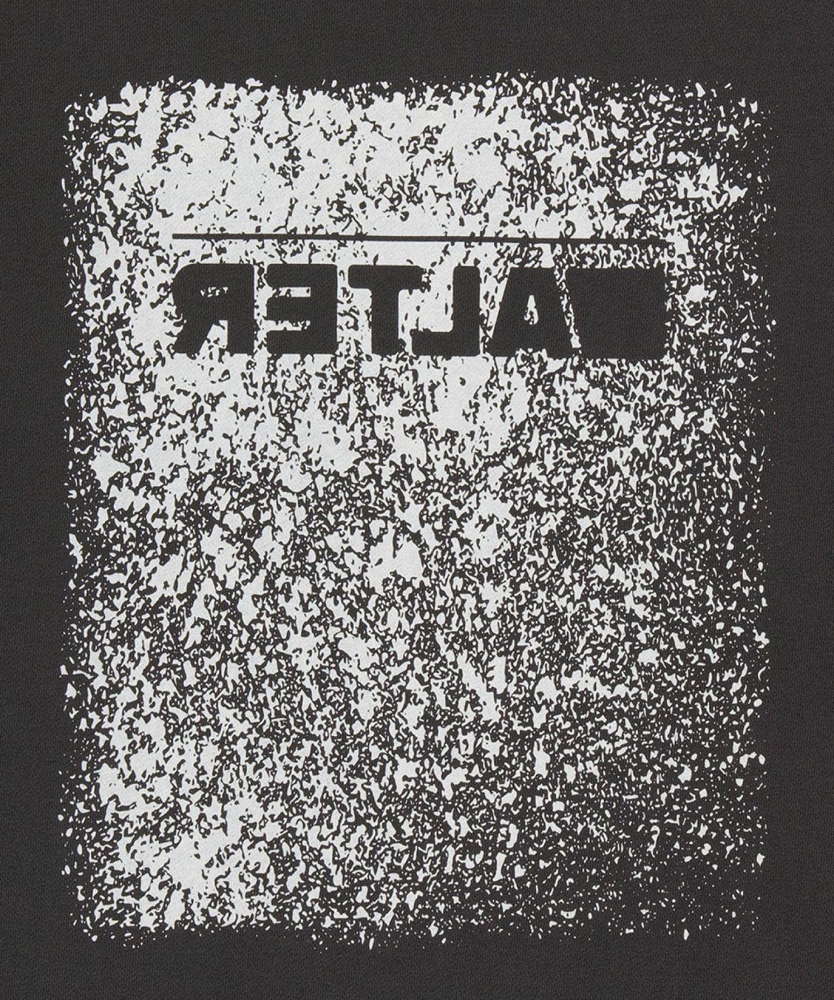 얼터 스튜디오(ALTER STUDIO) Pigment Neat Logo Hoodie_Charcoal