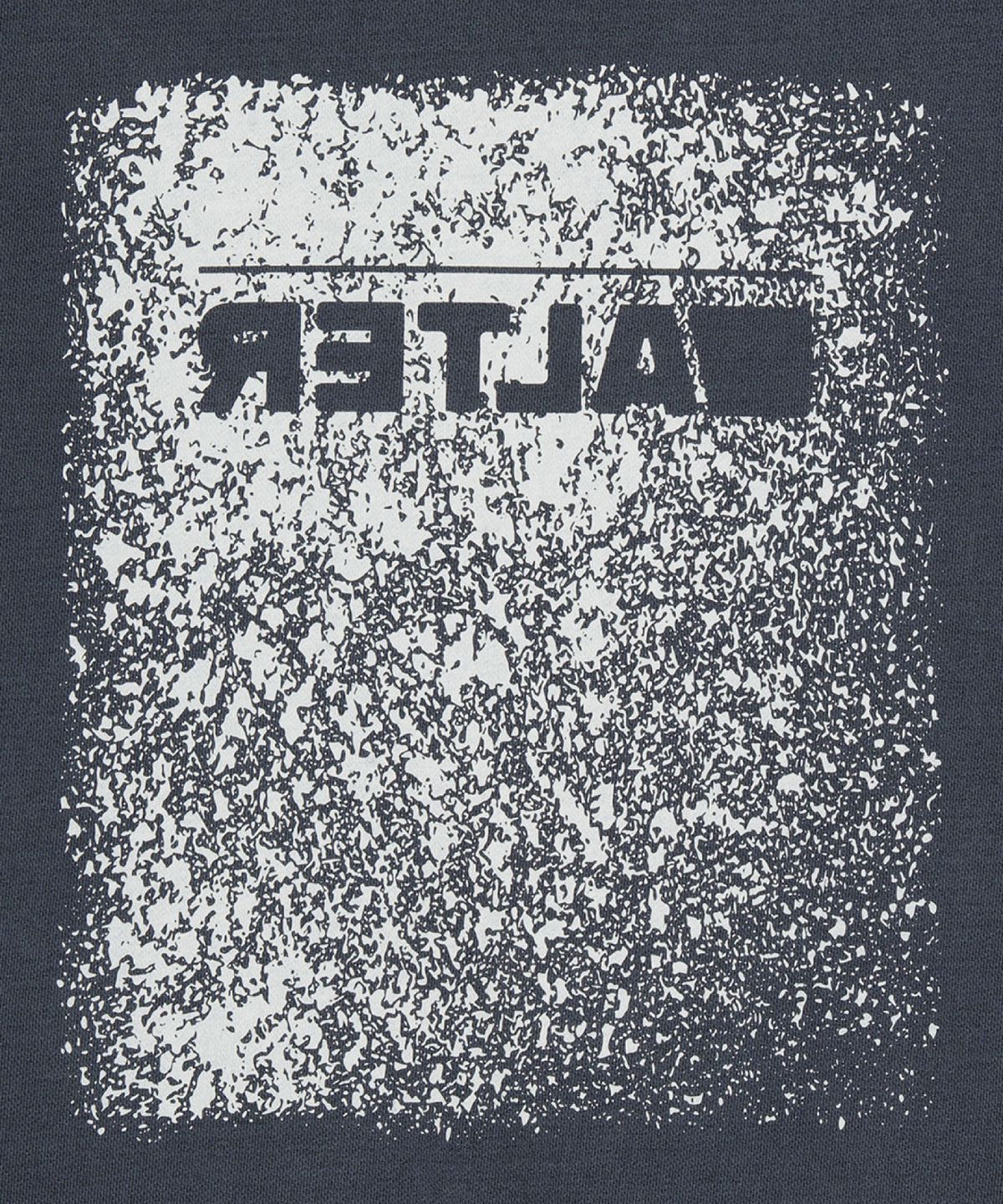 얼터 스튜디오(ALTER STUDIO) Pigment Neat Logo Hoodie_Navy