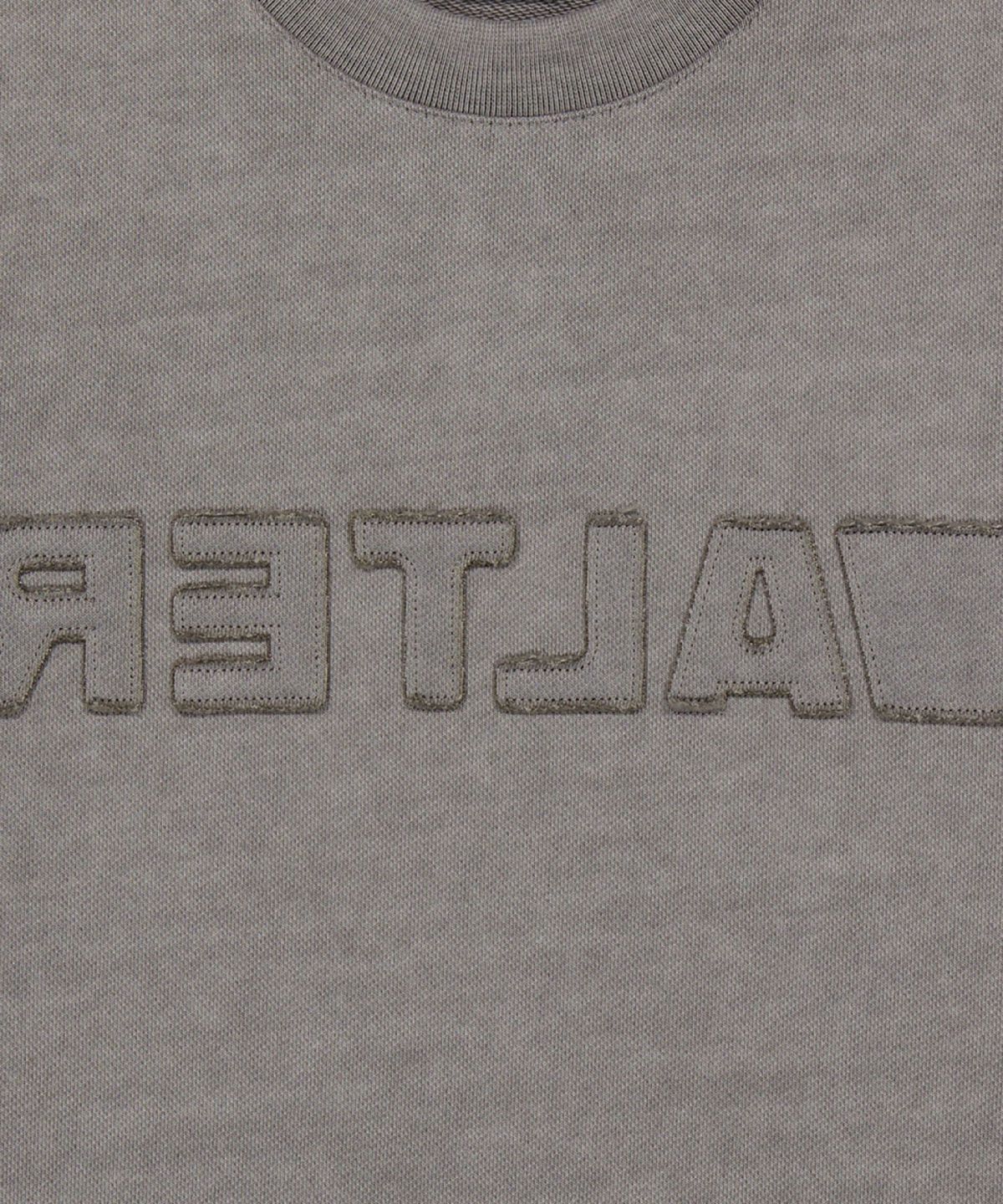 얼터 스튜디오(ALTER STUDIO) Pigment Applique Sweatshirt_L/Grey