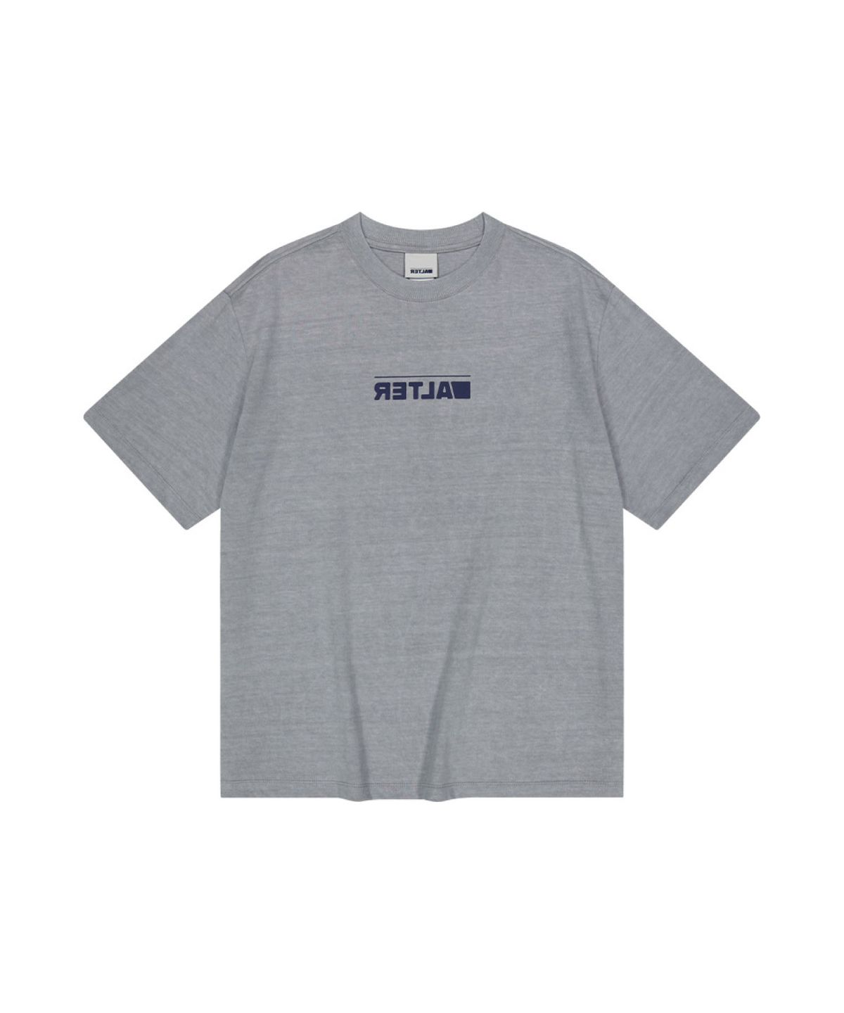 얼터 스튜디오(ALTER STUDIO) Pigment Neat Logo T-shirt_L/Grey