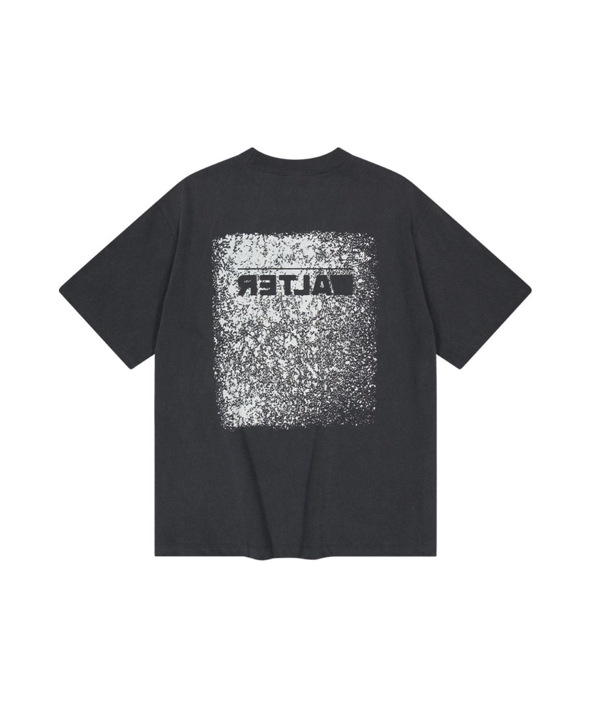 얼터 스튜디오(ALTER STUDIO) Pigment Neat Logo T-shirt_Charcoal