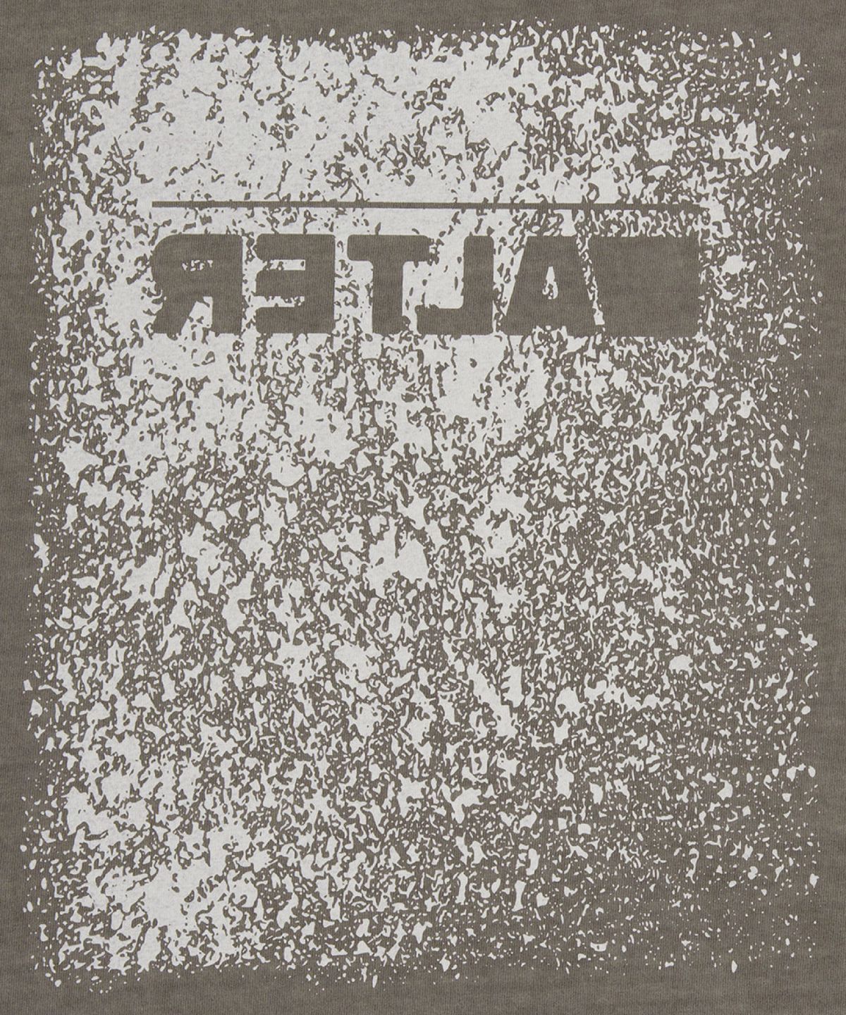 얼터 스튜디오(ALTER STUDIO) Pigment Neat Logo T-shirt_Khaki