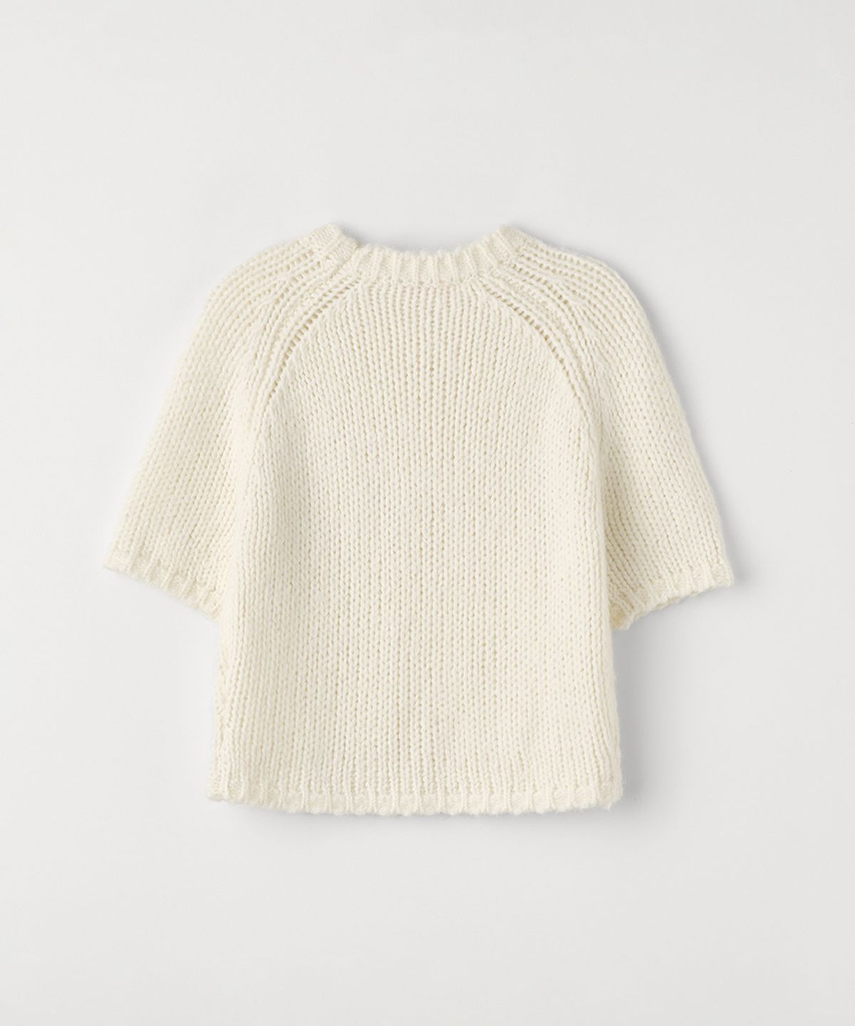 셀리테일즈(CELITAILS) HALF KNIT WARMER SET_IVORY