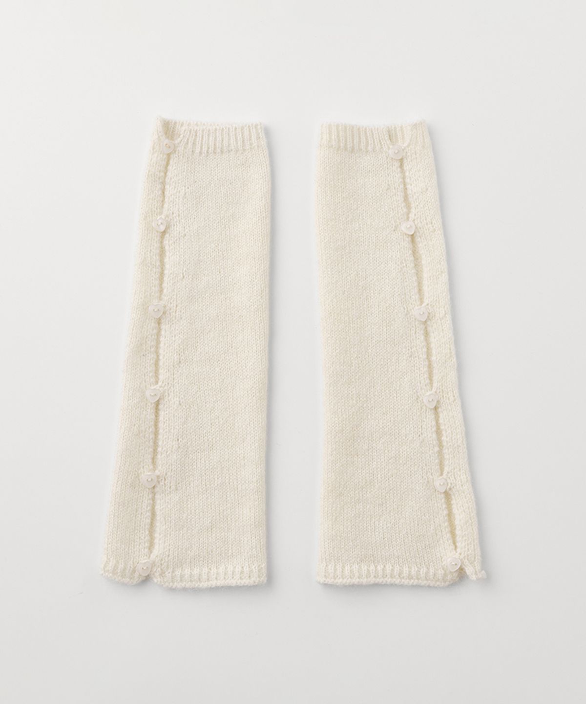 셀리테일즈(CELITAILS) HALF KNIT WARMER SET_IVORY