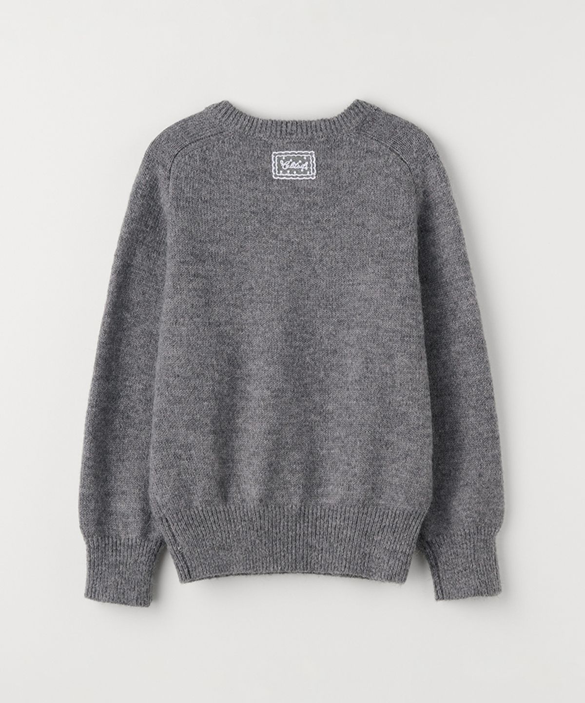 셀리테일즈(CELITAILS) V-NECK ALPACA KNIT_GREY