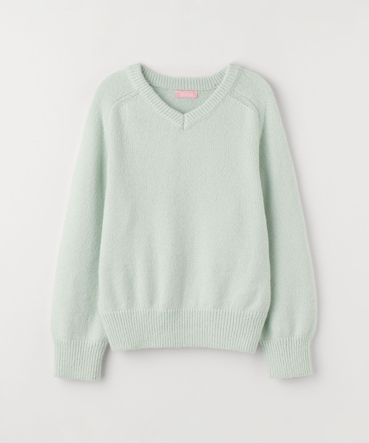 셀리테일즈(CELITAILS) V-NECK ALPACA KNIT_MINT