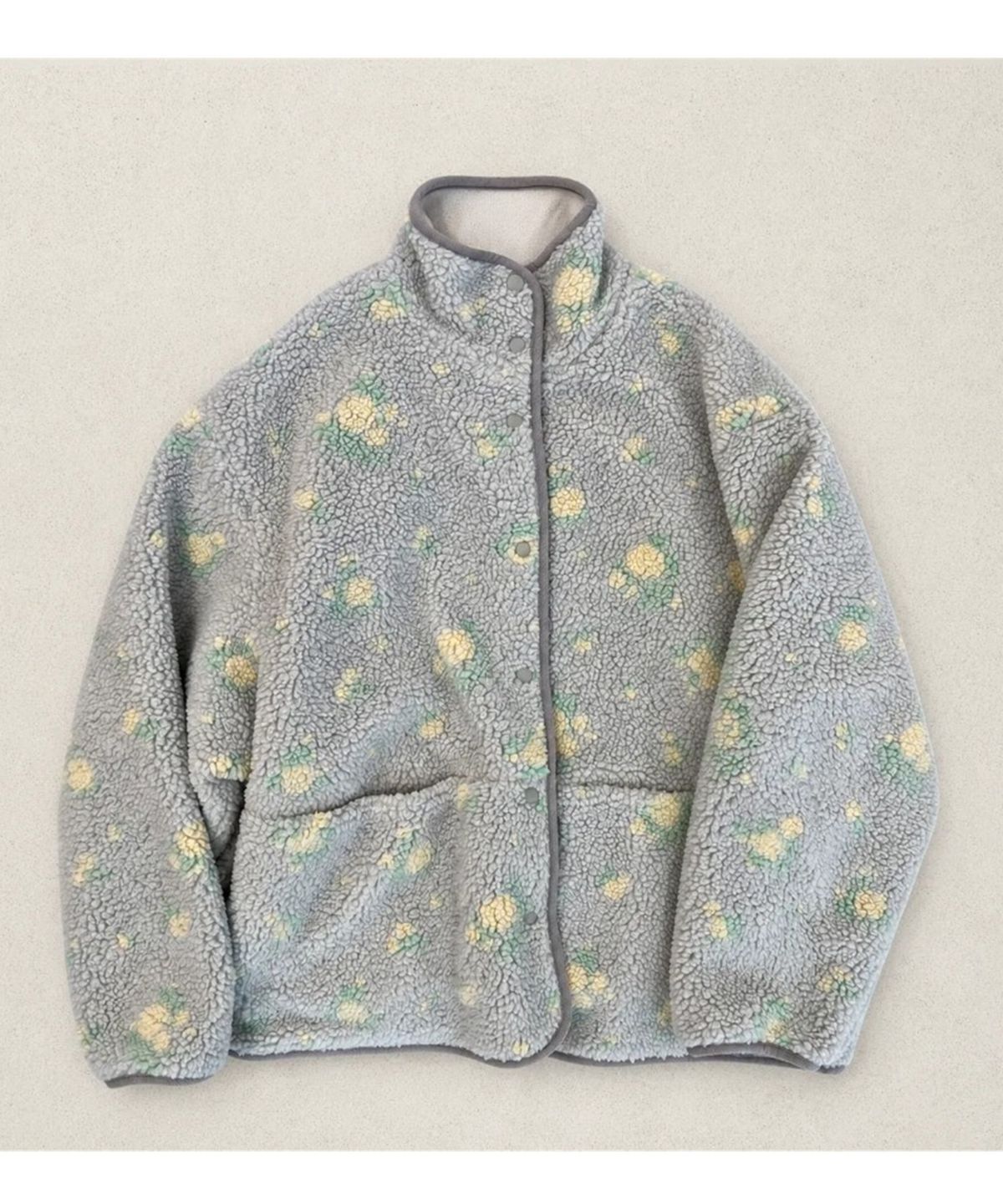 셀리테일즈(CELITAILS) FLOWER REVERSIBLE FLEECE JACKET (3COLORS)