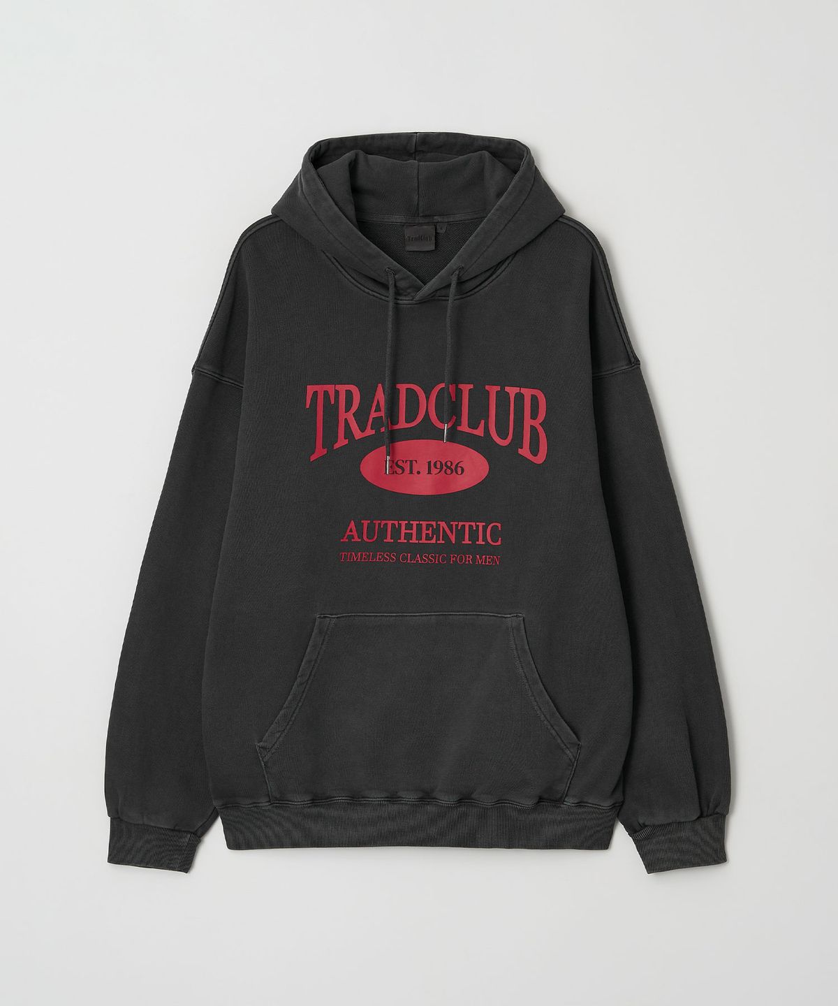 트래드클럽(TRADCLUB) 글래스고 피그먼트 워싱 오버 후드티 5컬러
