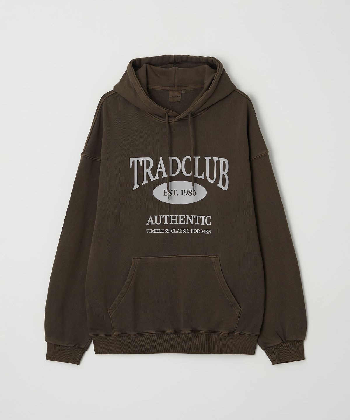 트래드클럽(TRADCLUB) 글래스고 피그먼트 워싱 오버 후드티 5컬러