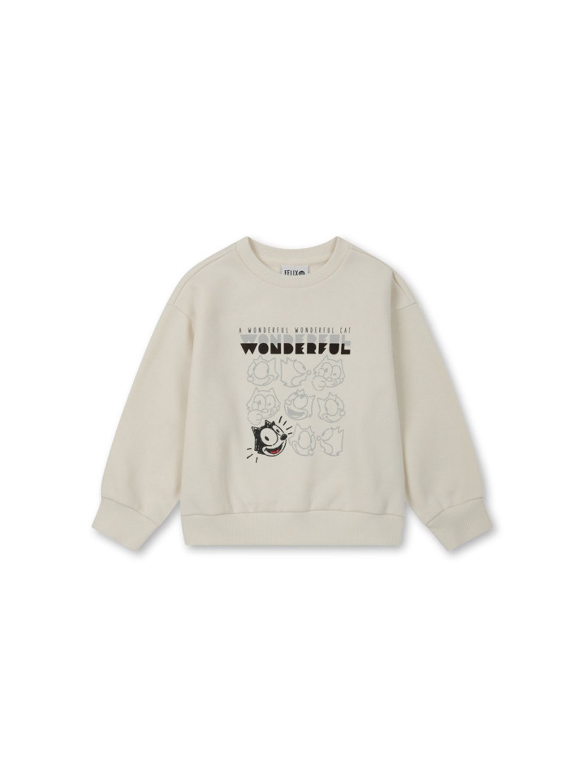 탑텐 키즈(TOPTEN KIDS) 공용 펠릭스 플리스 스웨트셔츠_MKG1TR3801