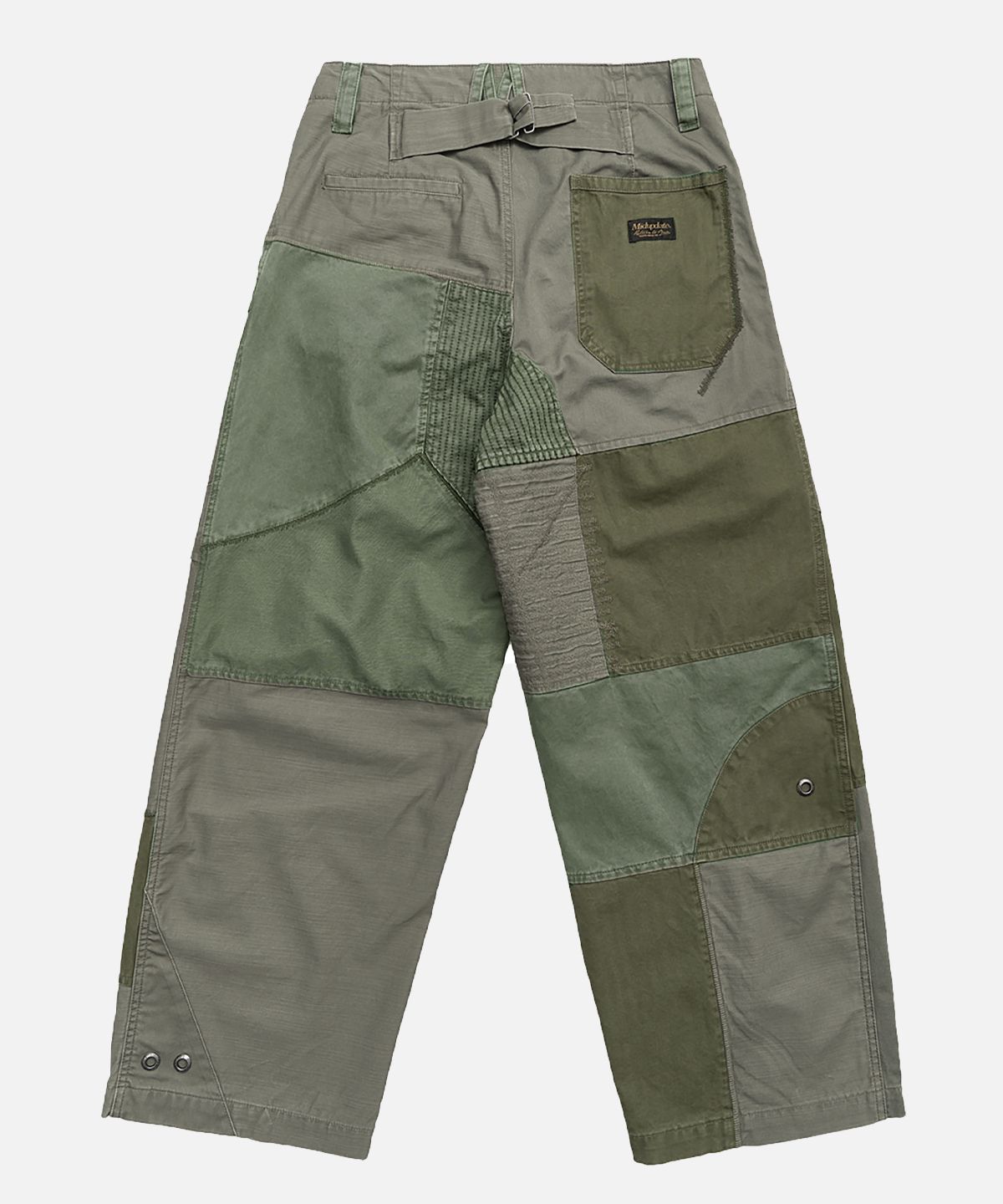 미드업데이트(MIDUPDATE) Patchwork Military Pants_Green