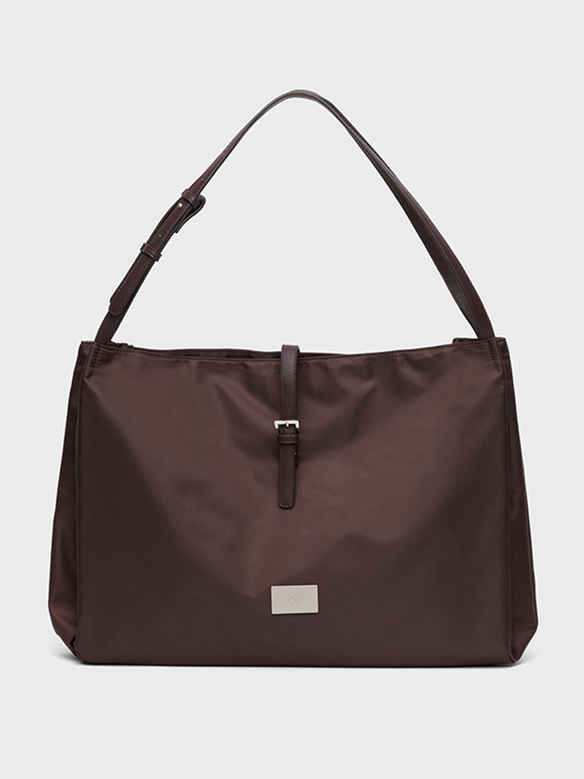 샐볼(SALBOL) SYMBOL NYLON SHOPPER BAG [BROWN]