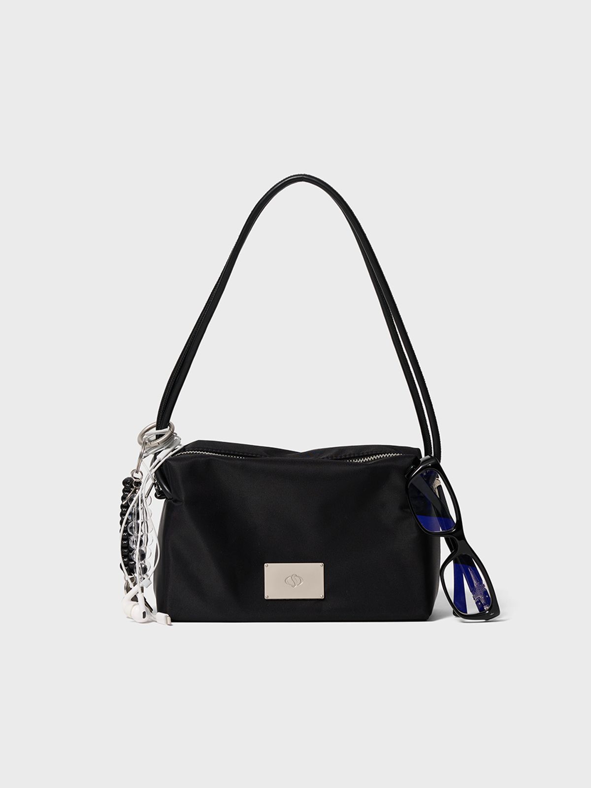 샐볼(SALBOL) SYMBOL NYLON COMPACTBAG [BLACK]