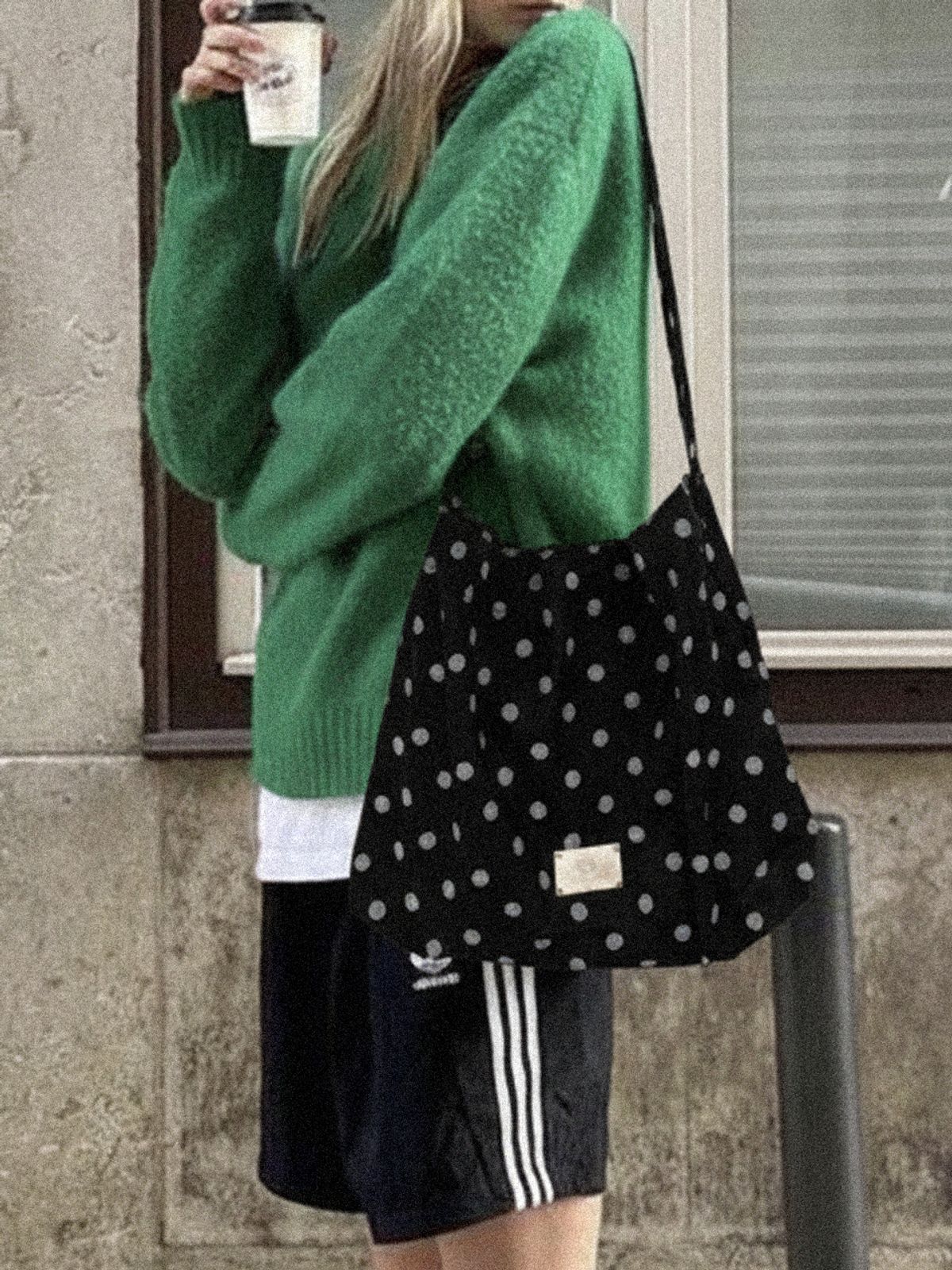샐볼(SALBOL) MORI DOT BAG [BLACK]