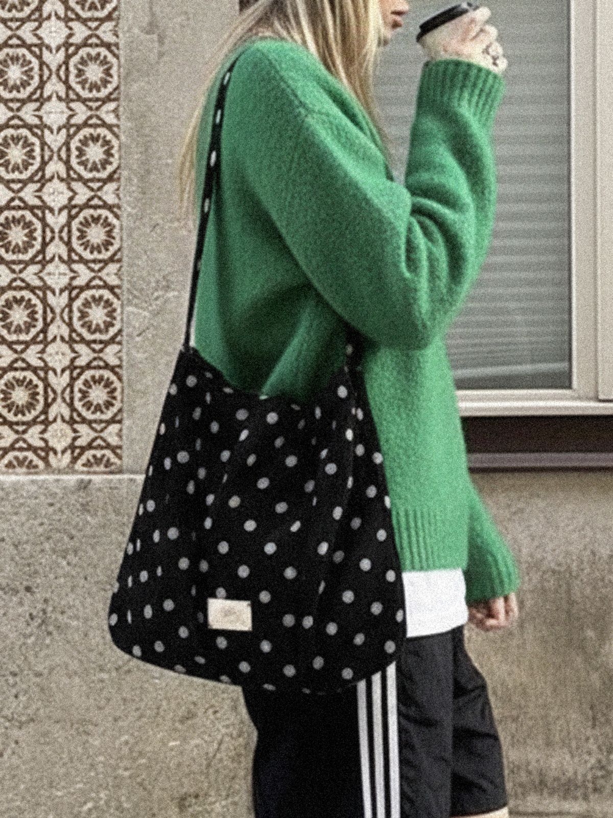샐볼(SALBOL) MORI DOT BAG [BLACK]