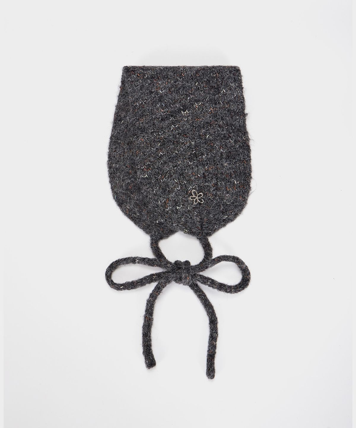 벨로엘(BELLOL) Flower knit earmuff GRAY