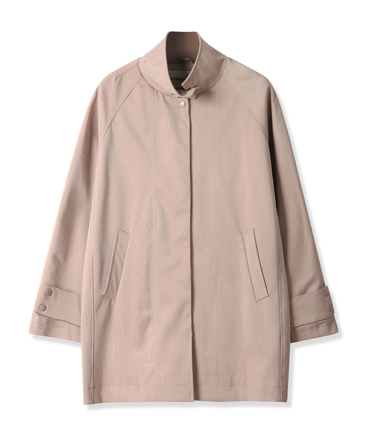 비바셔스(VIVACIOUS) Angti Art Leather McCoat PINK