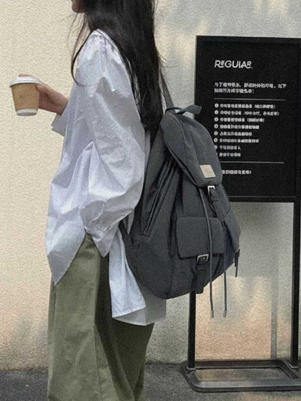 샐볼(SALBOL) CLOUD BACKPACK [CHARCOAL]