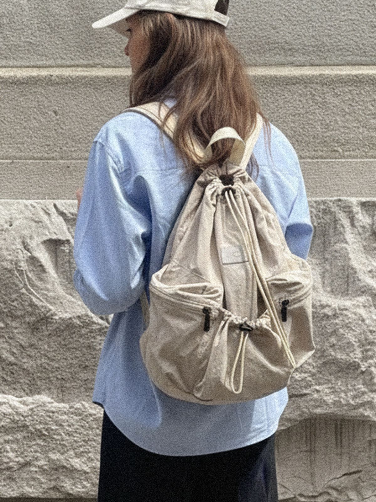 샐볼(SALBOL) LIGHT STREET SMALL BACKPACK [BEIGE]