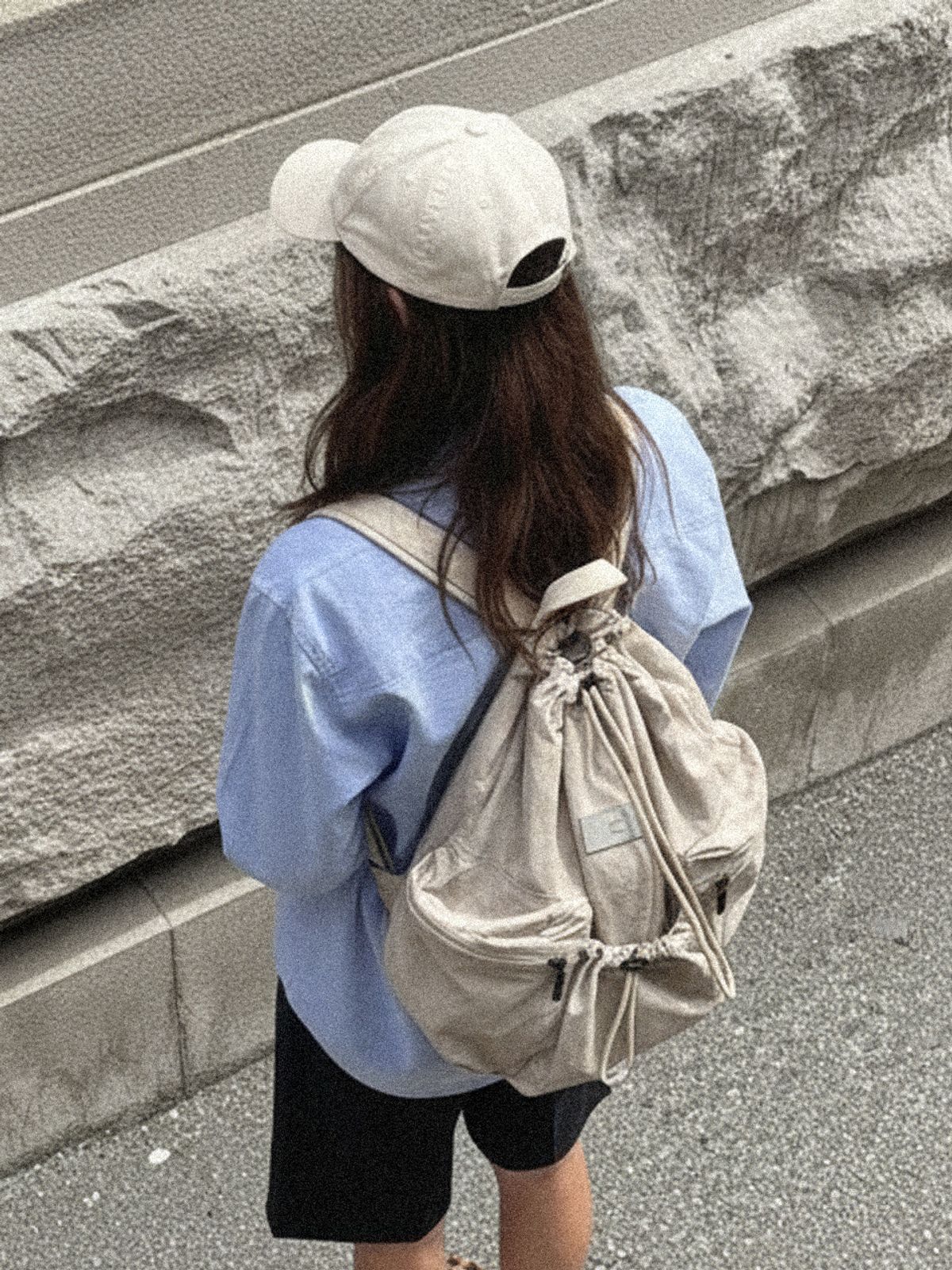 샐볼(SALBOL) LIGHT STREET SMALL BACKPACK [BEIGE]