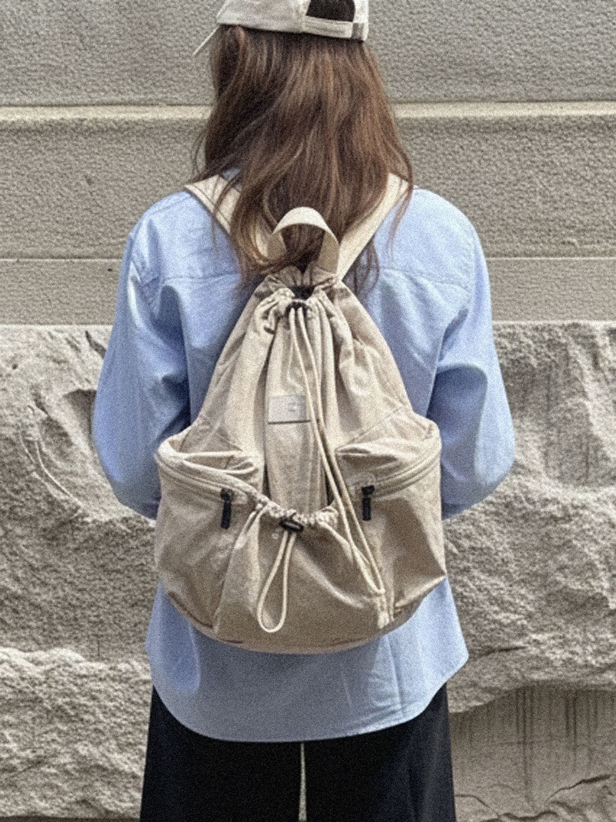 샐볼(SALBOL) LIGHT STREET SMALL BACKPACK [BEIGE]