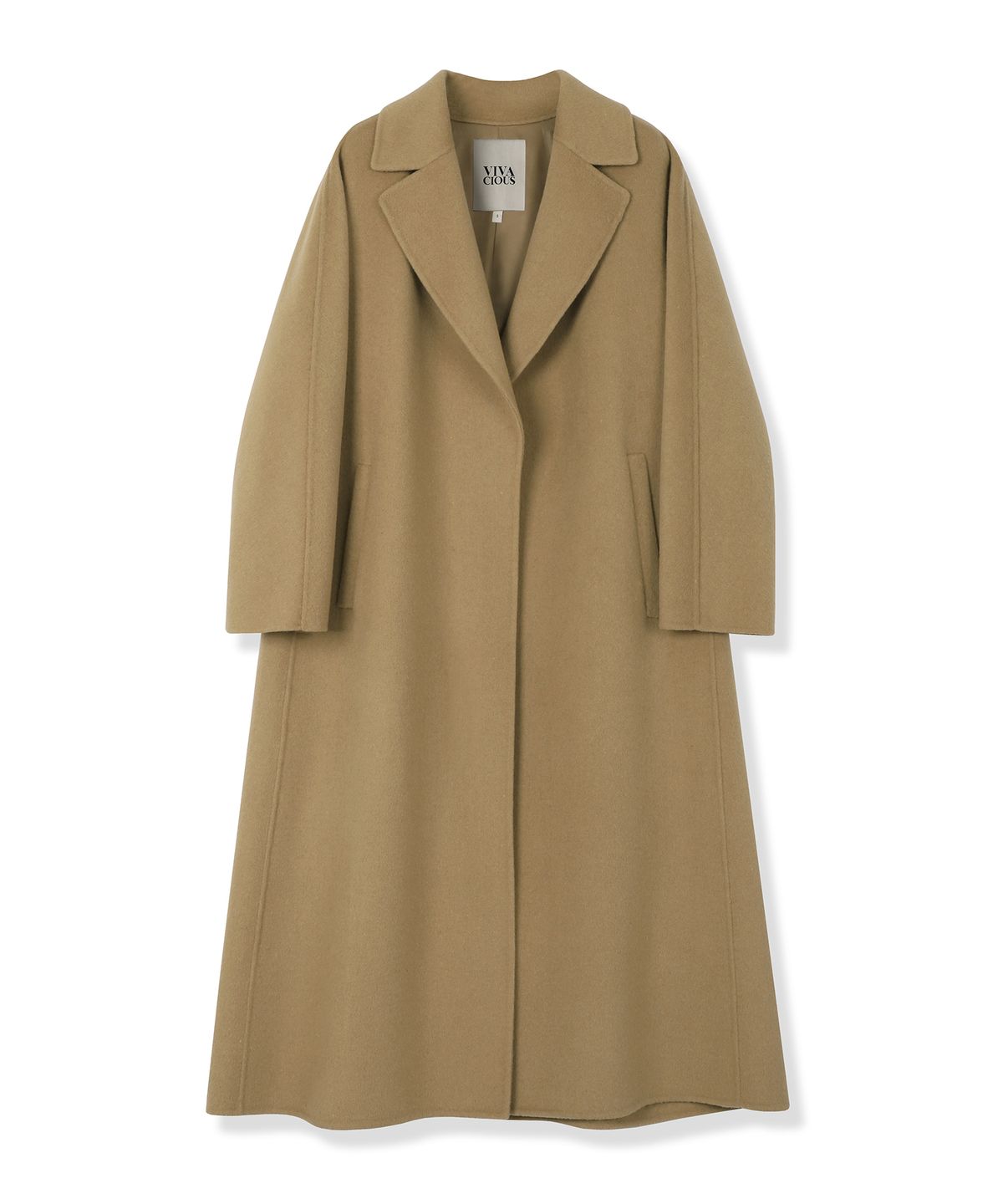비바셔스(VIVACIOUS) Langs Handmade Wool Coat BLACK