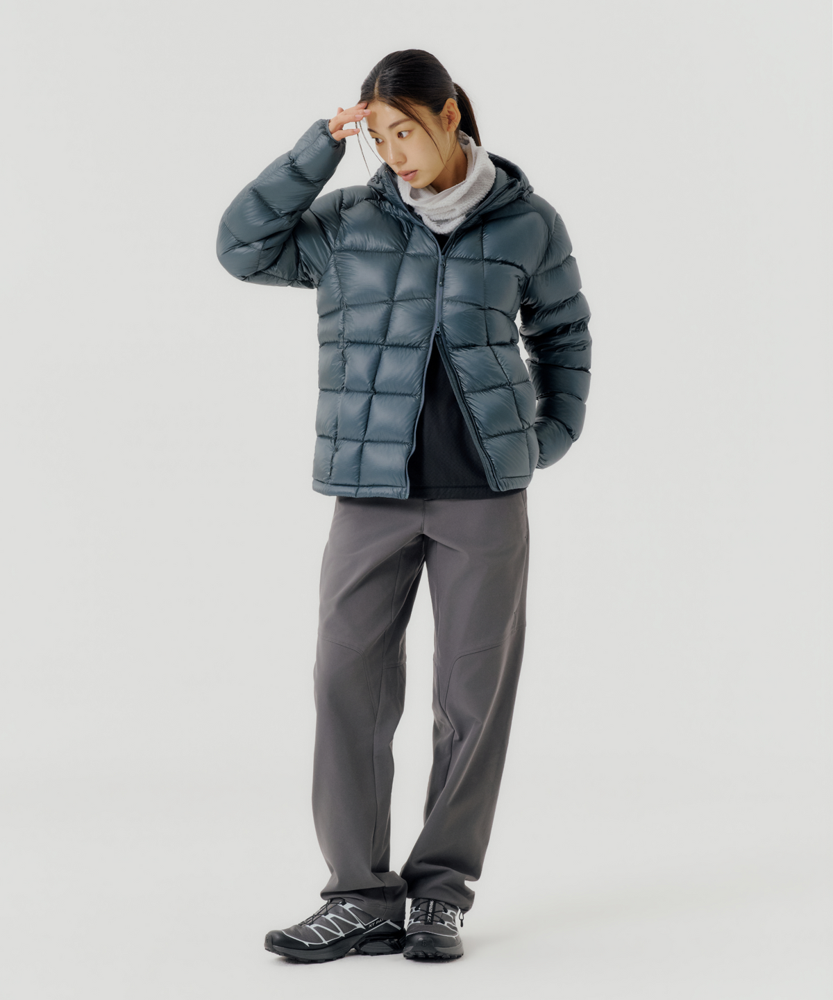 어반사이드 어패럴(URBANSIDE APPAREL) [1000FP 구스다운] 에일러론 울트라 1000 SUL 후드 다운 재킷