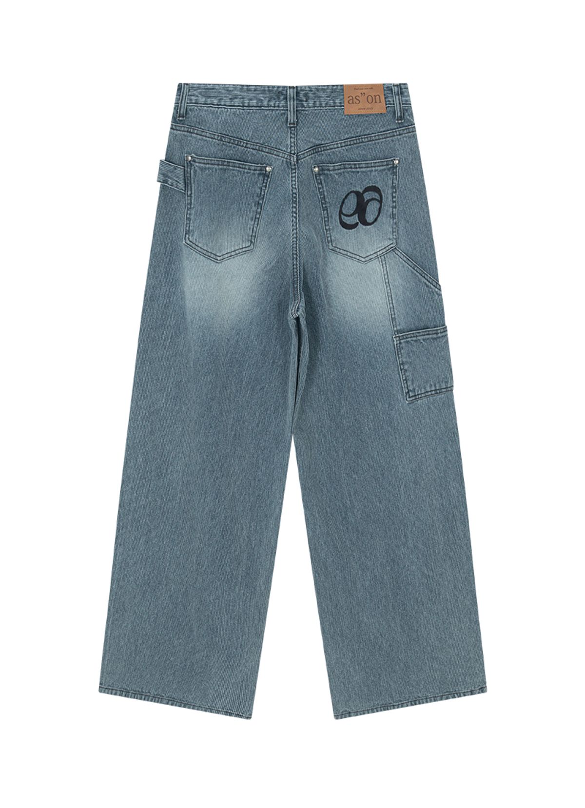 애즈온(ASON) ECHO CARPENTER PANTS / BLUE