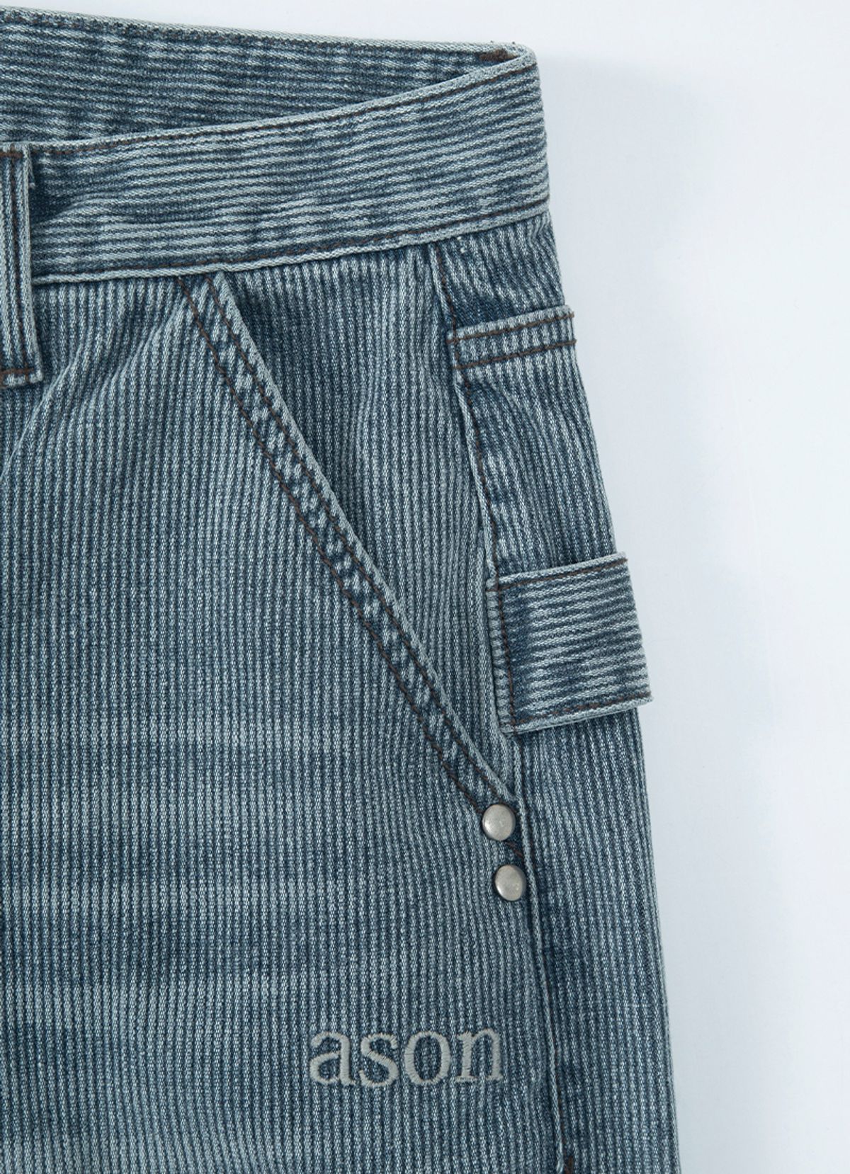 애즈온(ASON) ECHO CARPENTER PANTS / BLUE