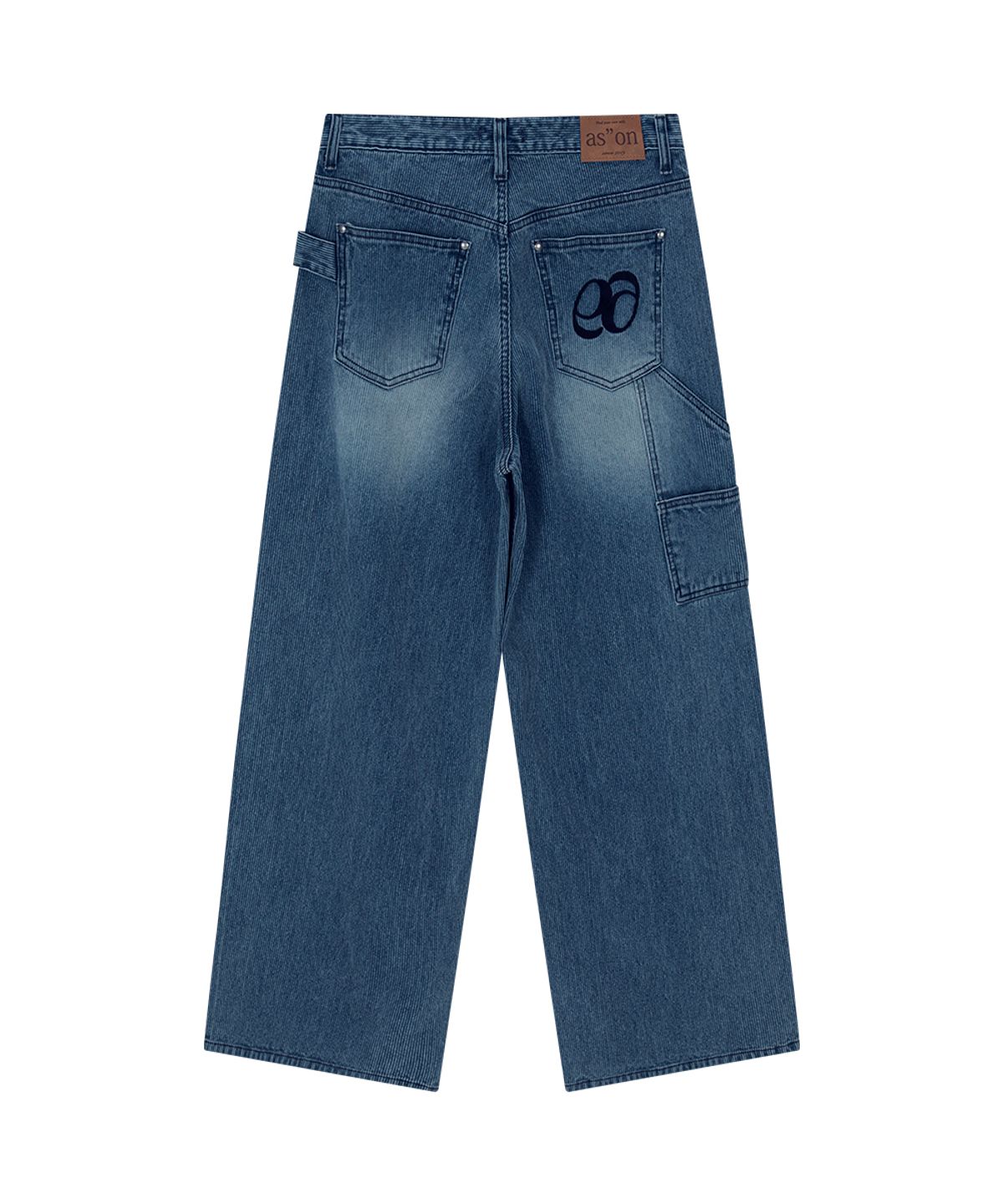 애즈온(ASON) ECHO CARPENTER PANTS / BLUE