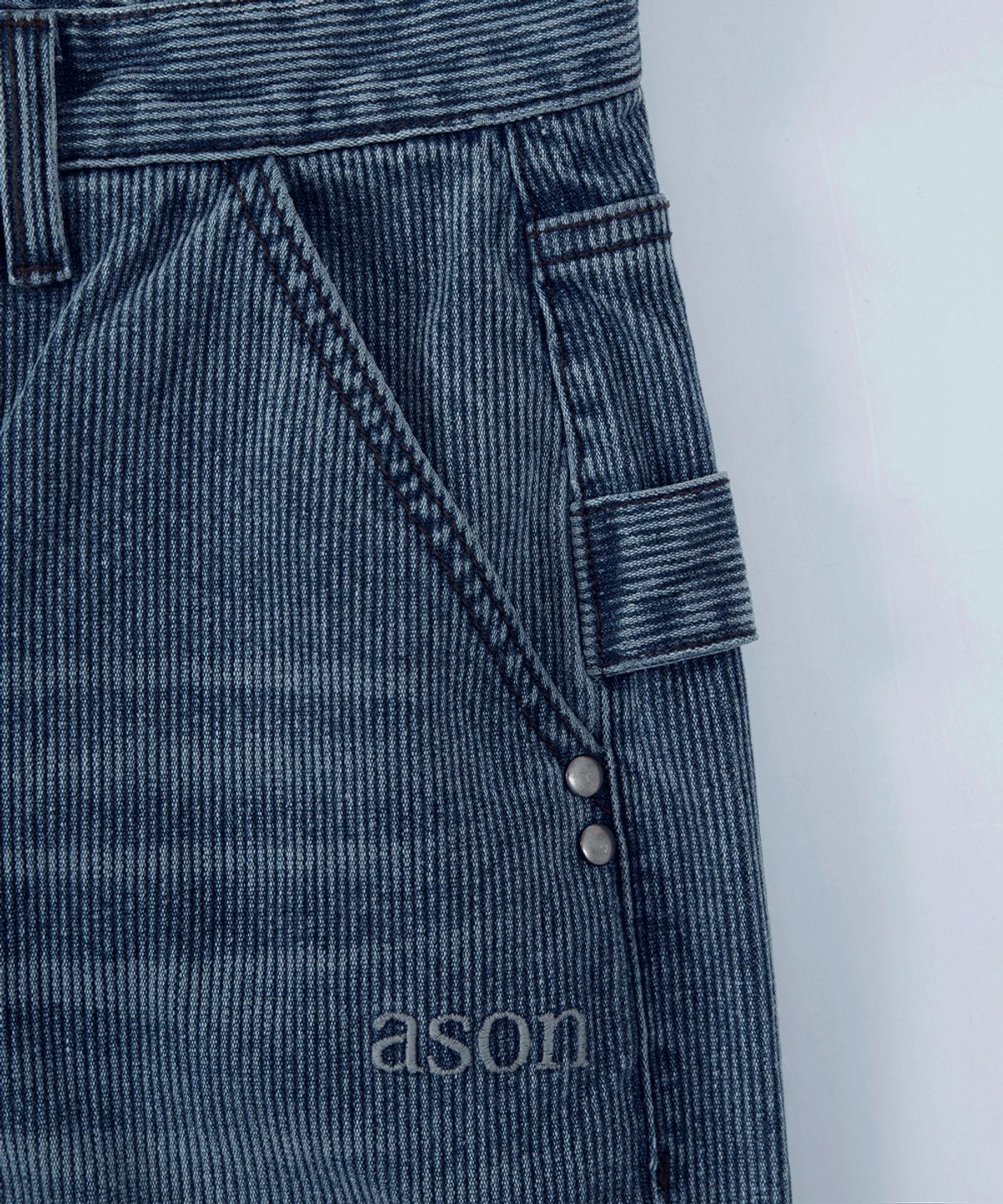 애즈온(ASON) ECHO CARPENTER PANTS / BLUE