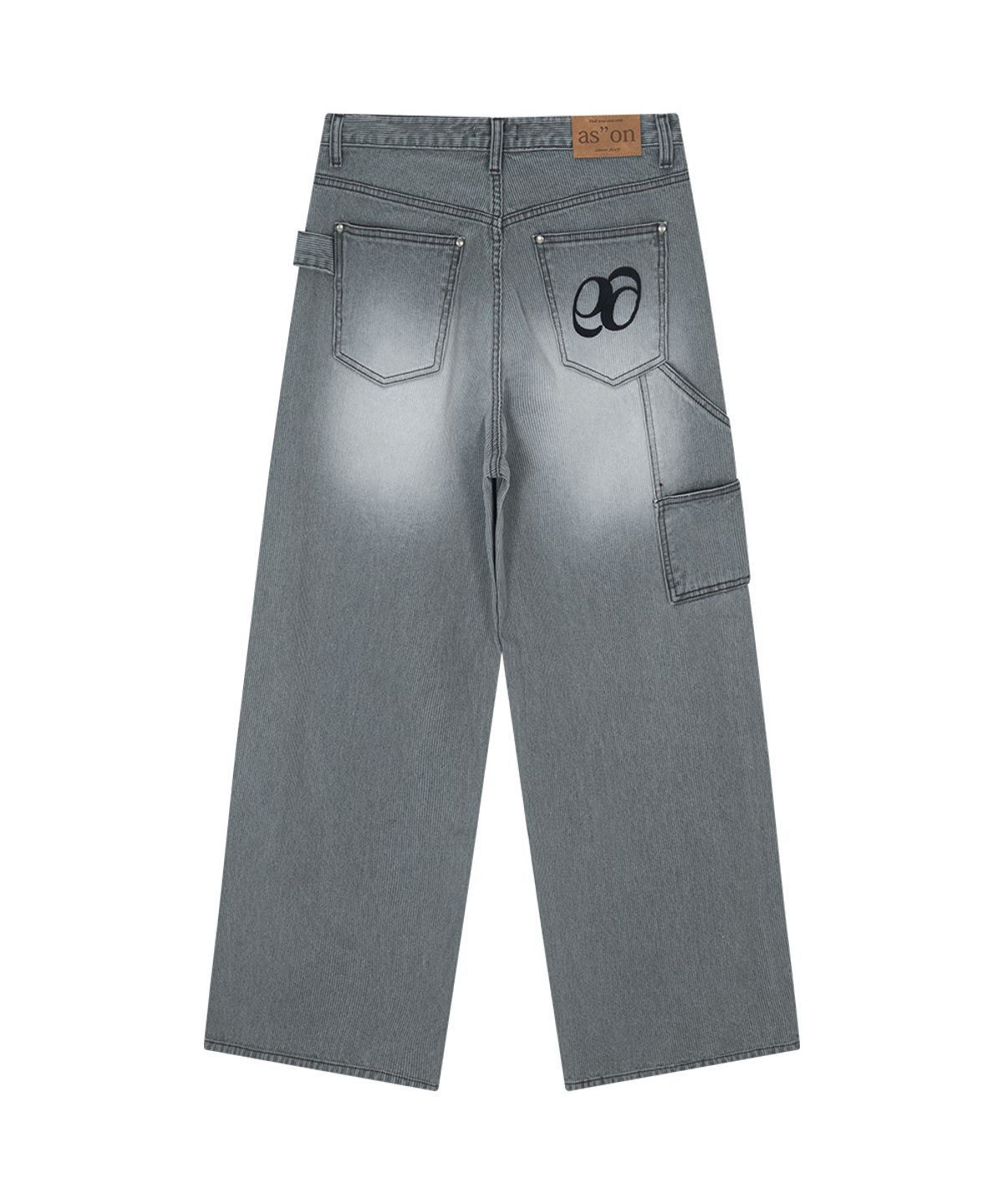 애즈온(ASON) ECHO CARPENTER PANTS / GRAY