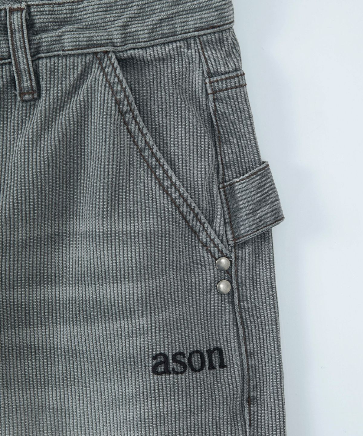 애즈온(ASON) ECHO CARPENTER PANTS / GRAY