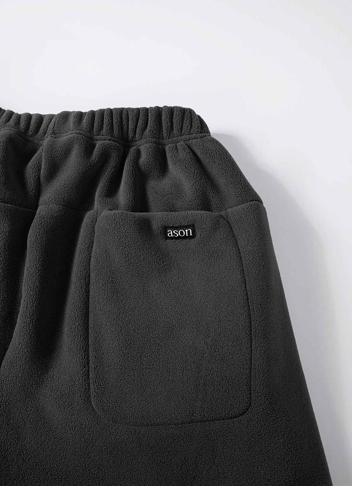 애즈온(ASON) MIA FLEECE PANTS / CHARCOAL