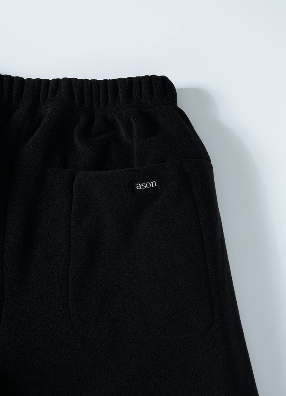 애즈온(ASON) MIA FLEECE PANTS / BLACK